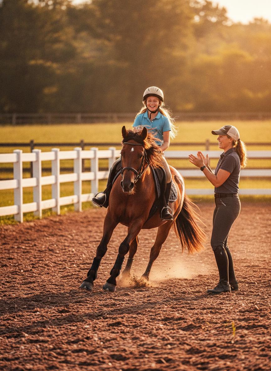 Cours d'équitation